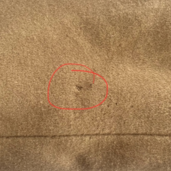 L. L. Bean Early 2000s Vintage Classic Wool Pea Coat Camel Women's 14 - Picture 10 of 11